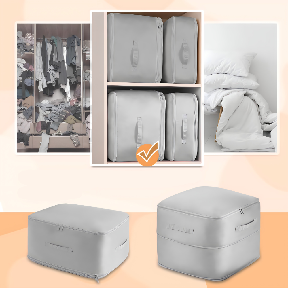 🧳EasyPress™ Kompresiona Torba – 50% Više Mesta, Bez Pumpi, Samo Pritisni
